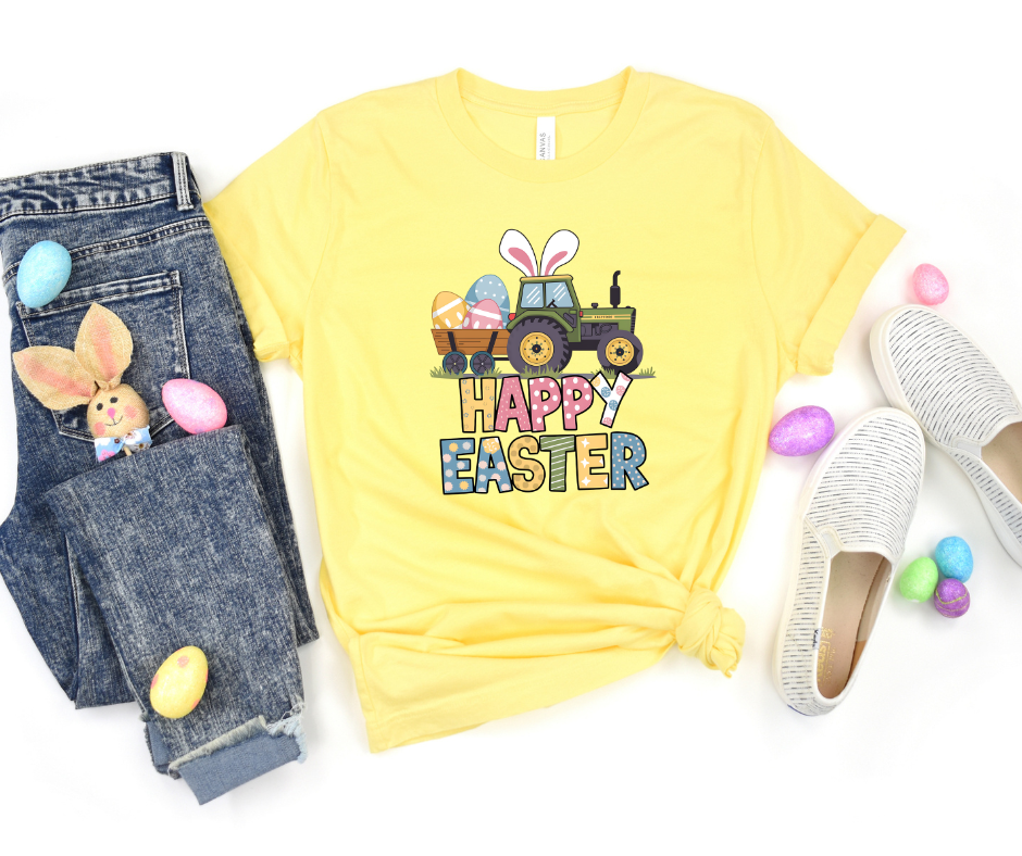Happy Easter Rabbit Tractor