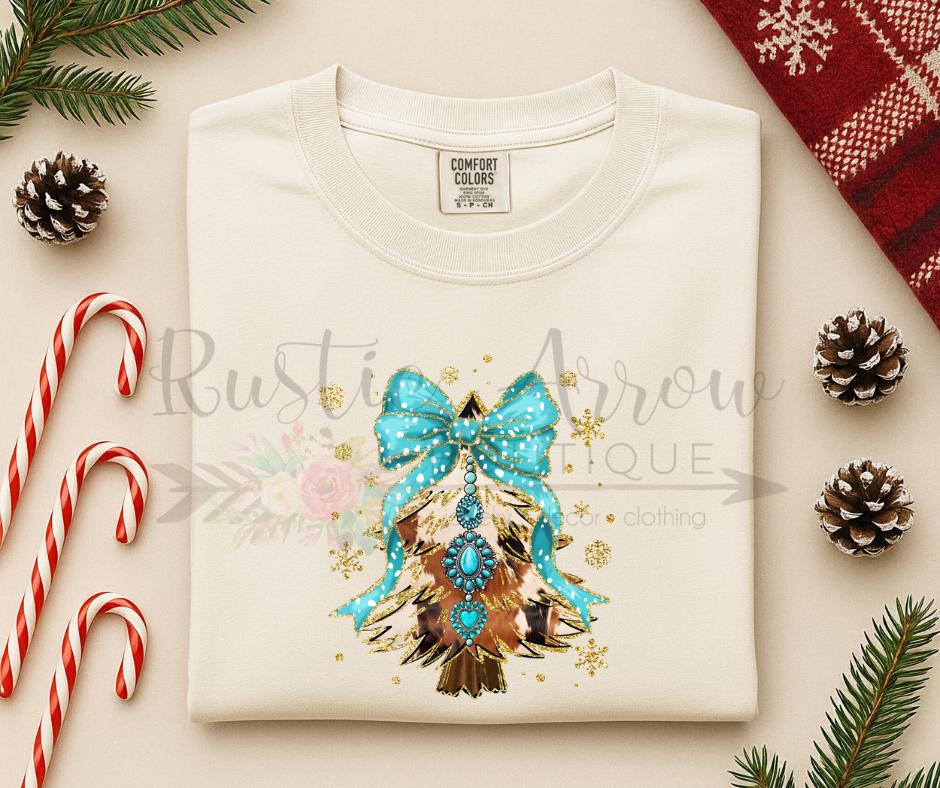 Turquoise Christmas Tree