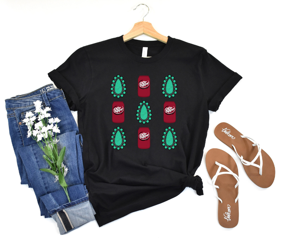 Turquoise Concho Dr. Pepper
