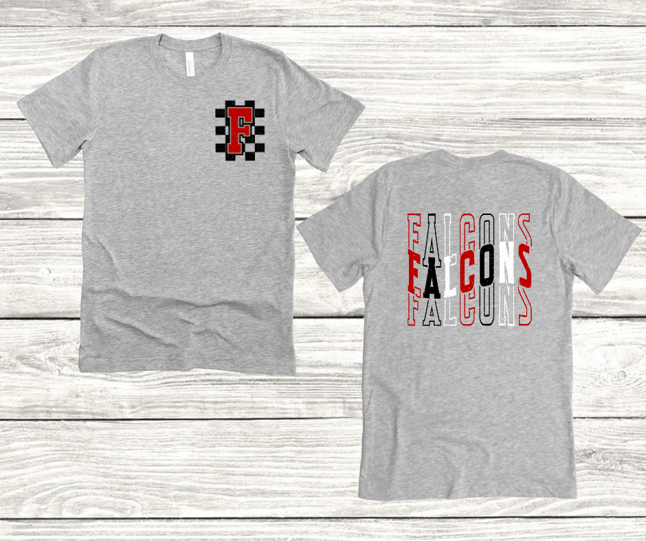 Falcons-Checkered and Stacked