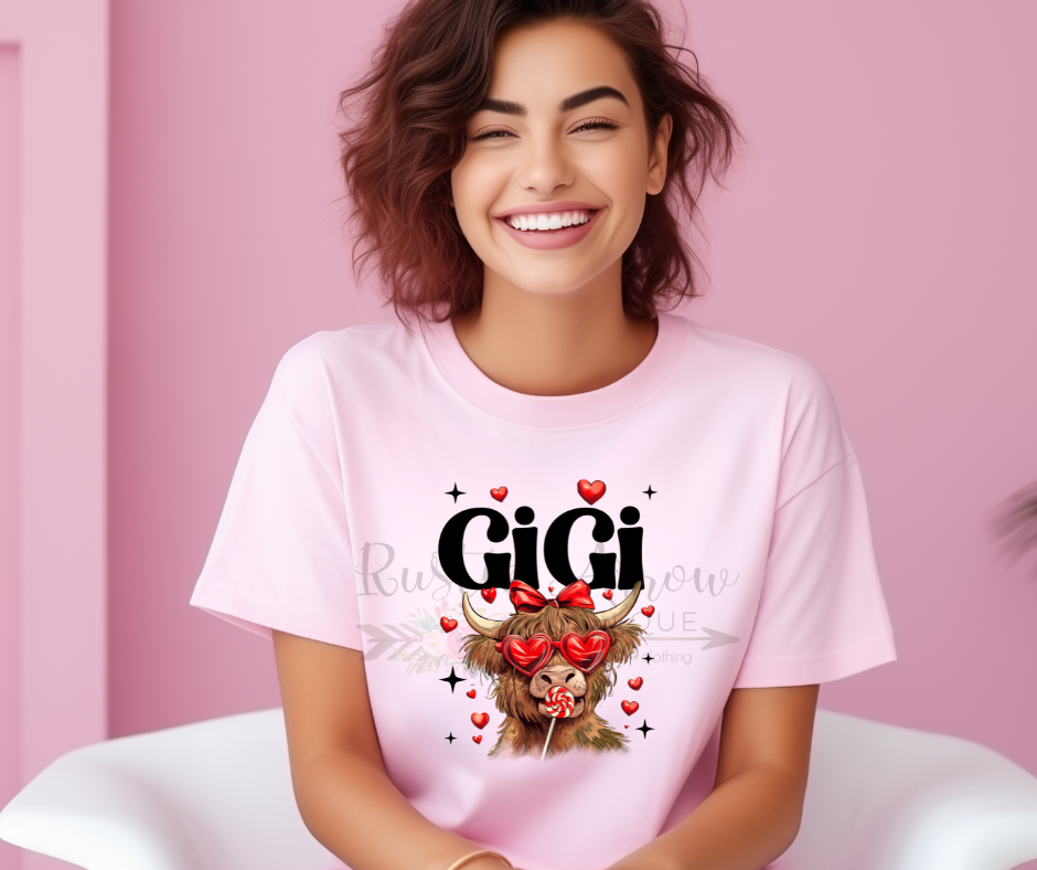 Valentines Highland Cow Gigi