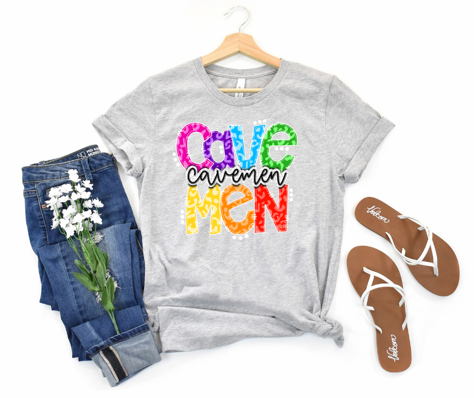 Cavemen Bright Letters