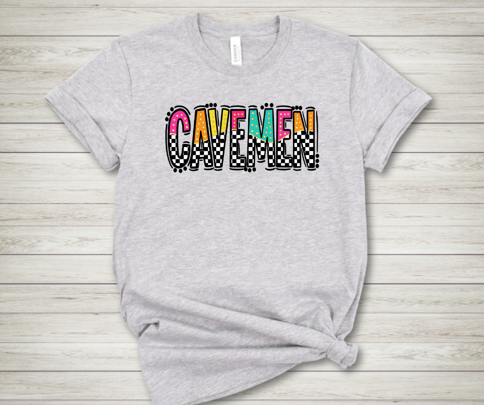 Cavemen Bright Doodle