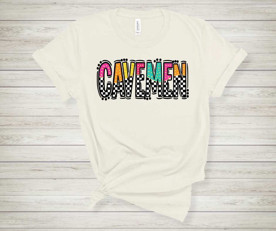 Cavemen Bright Doodle