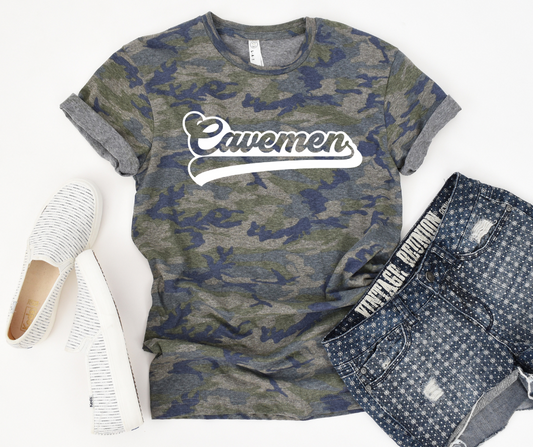 Cavemen on Vintage Camo
