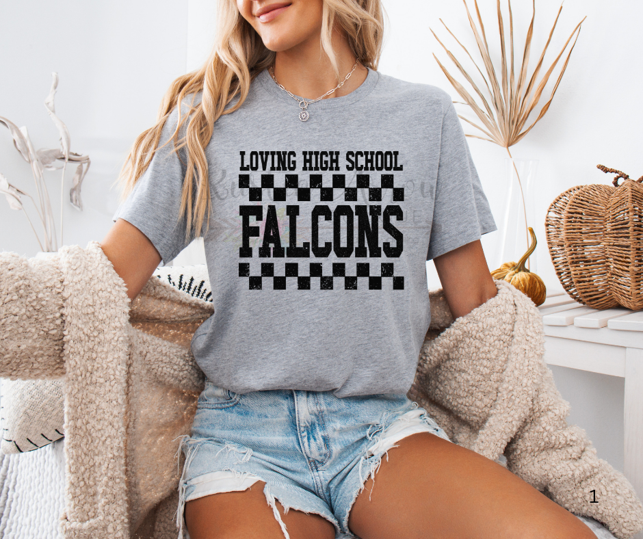 Checkered Loving Falcons