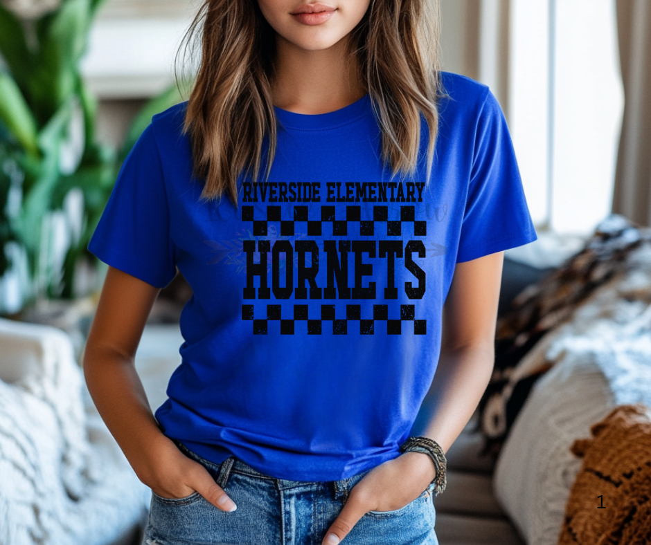 Riverside Hornets Checkered