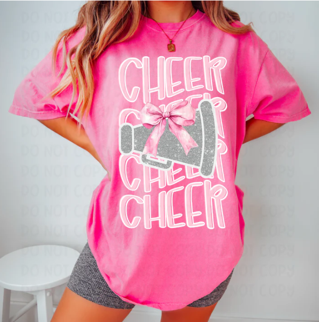 Pink Preppy Sports Cheer