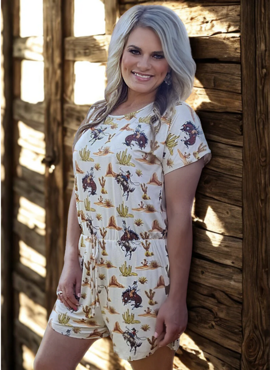 Down In The Desert Romper