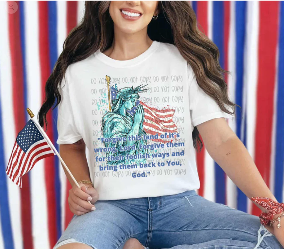 Forgive this Land Statue of Liberty