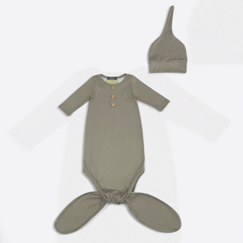 Forest Baby Knotted Gown