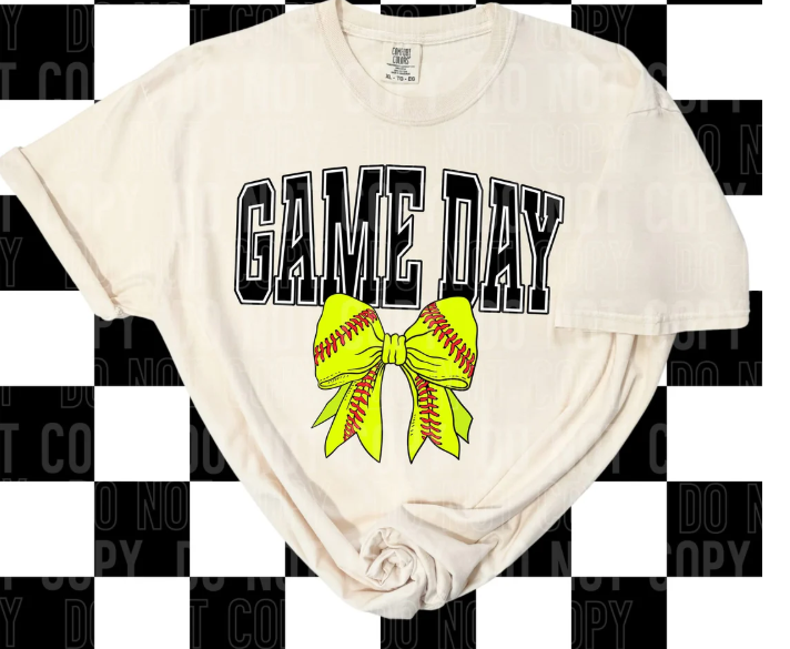 Game Day Softball Bow
