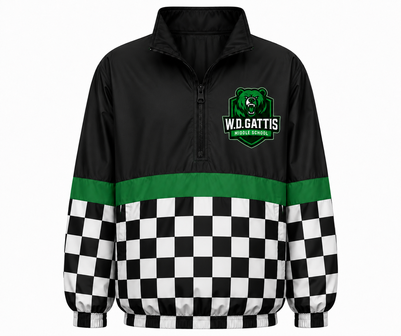 Pre-Order-W.D Gattis Black Top Checkered Bottom