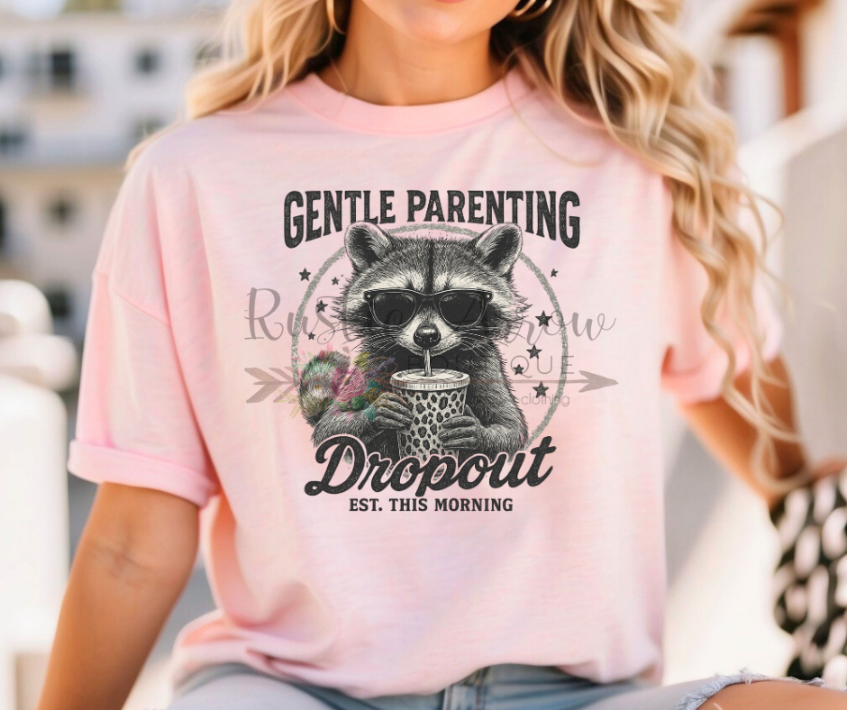 Gentle Parenting Dropout Raccoon