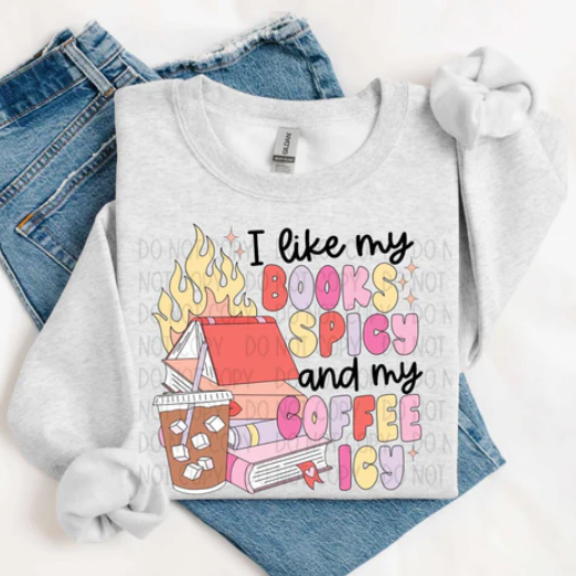 I like my books spicy and my coffee icy