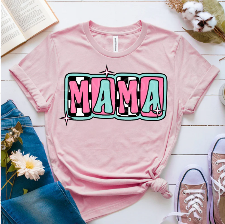 Mama pink/teal