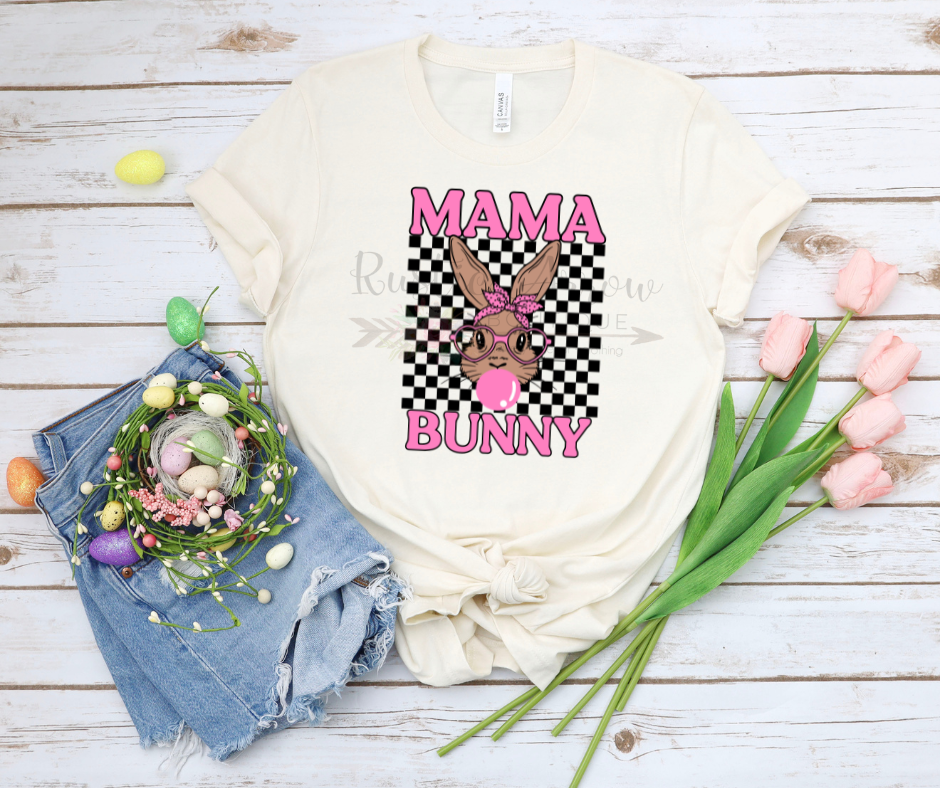 Checkered Mama Bunny