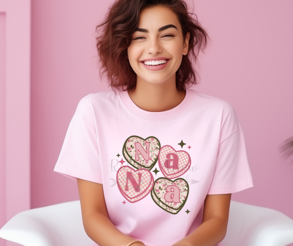 Nana Floral Candy Hearts