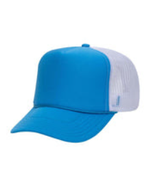 OTTO Polyester Foam Front 5 Panel High Crown Mesh Back Trucker Hat 39-165