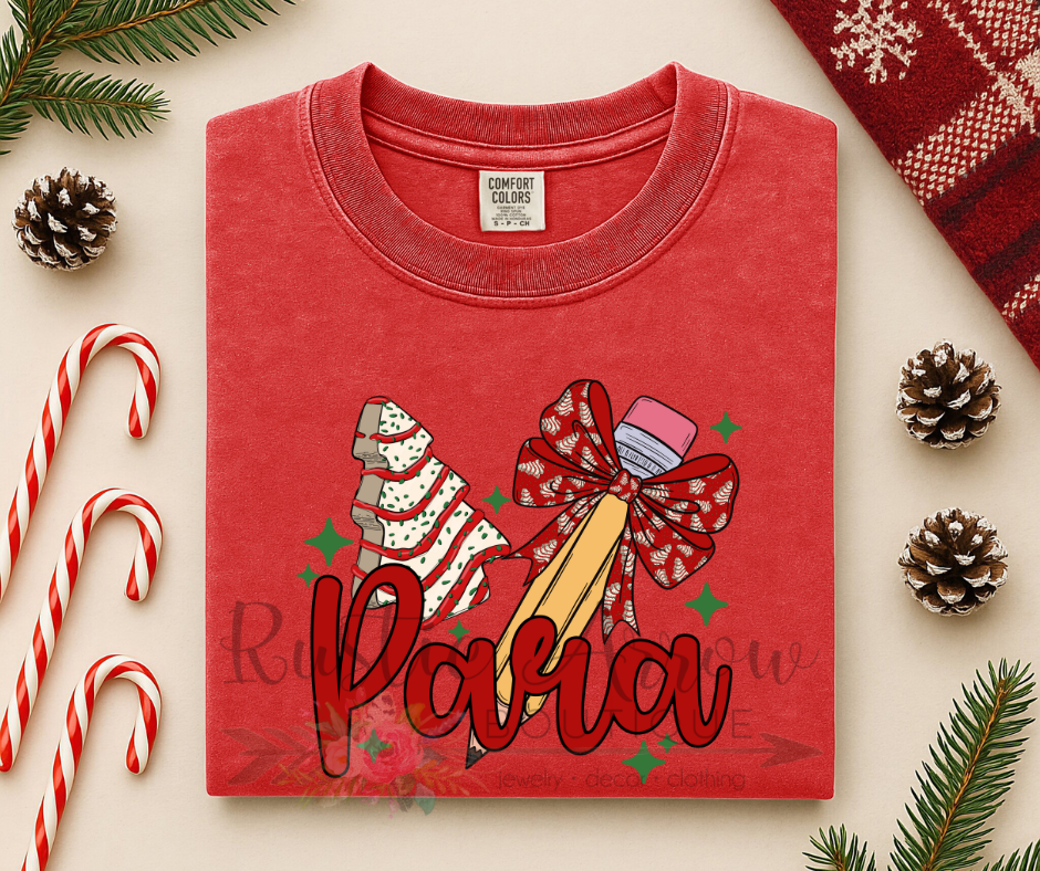 Para Christmas Tree Cake