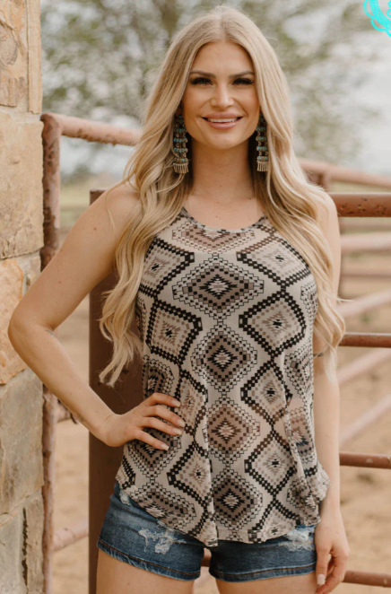 Prairie Lake Mesh Tank Top