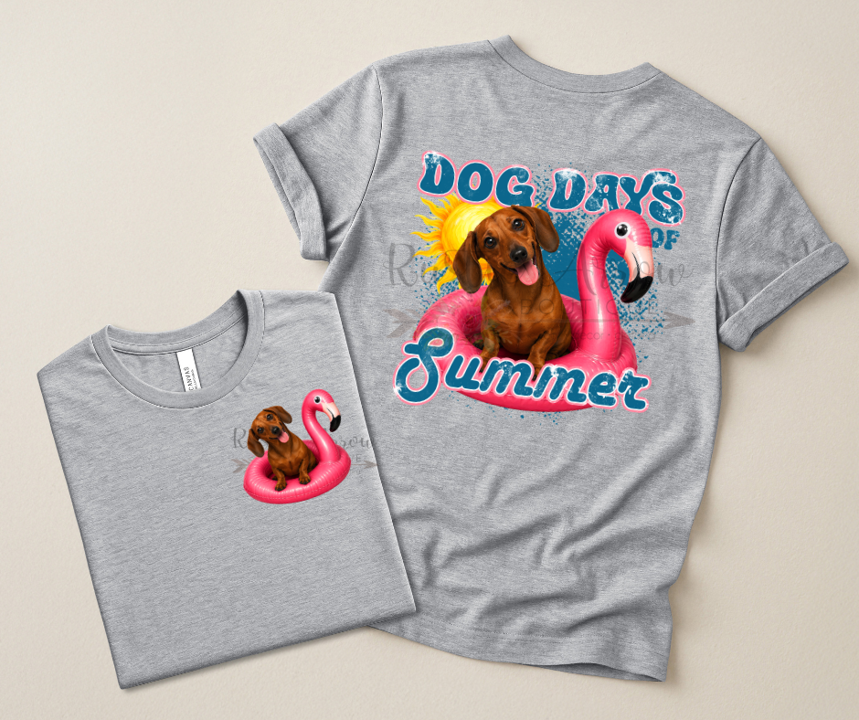 Red Dachshund Dog Days of Summer