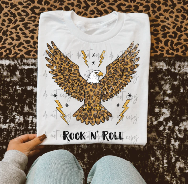 Rock N Roll Leopard Eagle