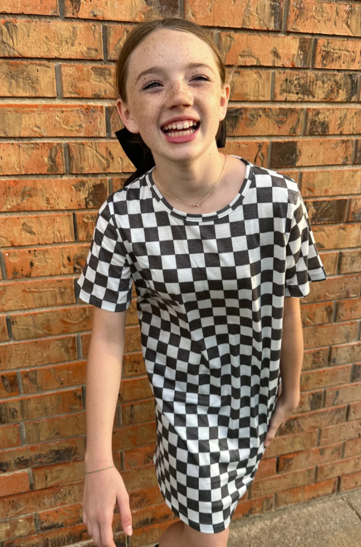 Round the Track Dress Kids