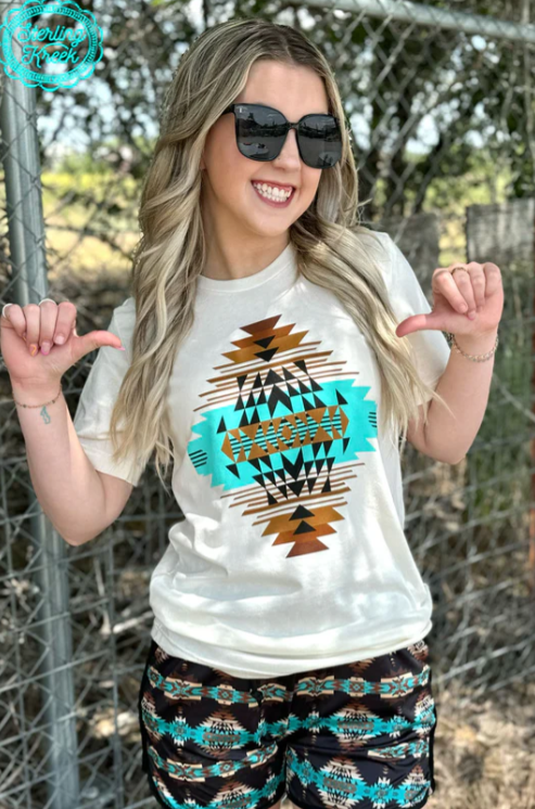 The Sandy Aztec Tee