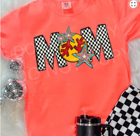 Softball Checker Mom