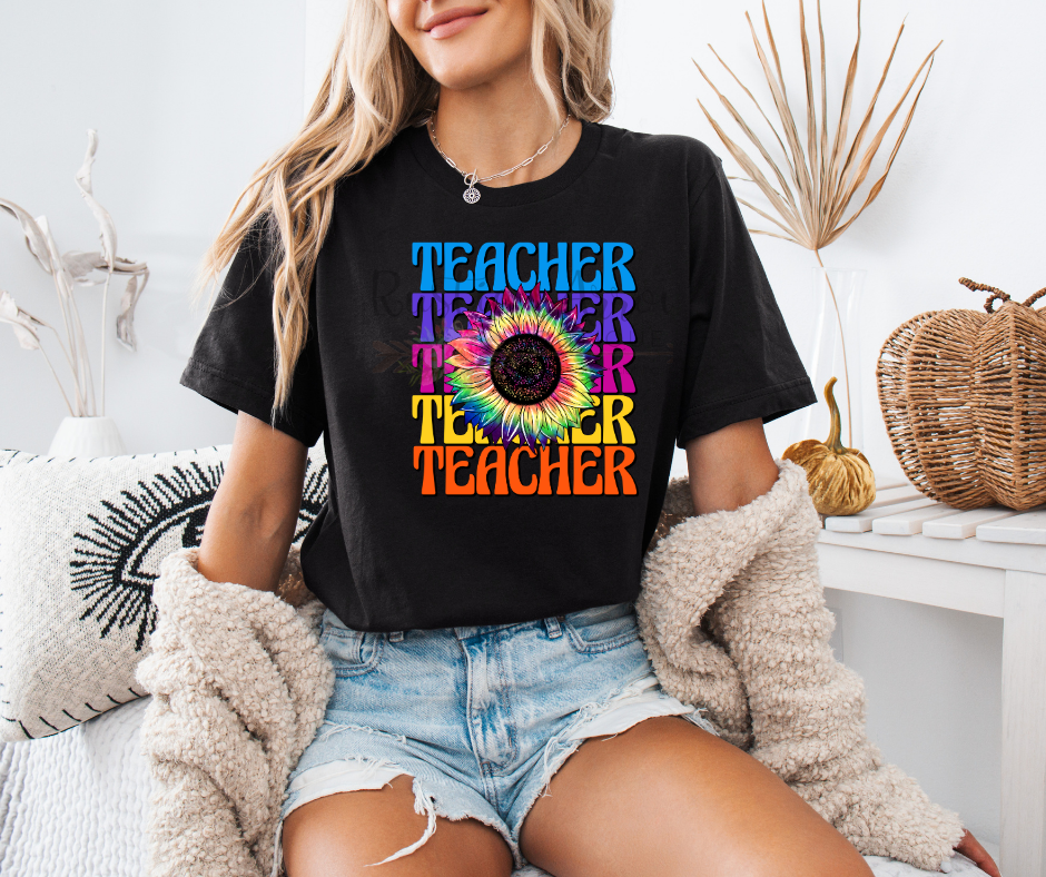 Teacher Bright Colors