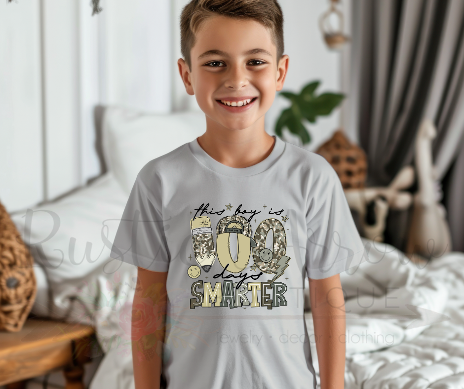 This Boy is 100 Days Smarter Camo