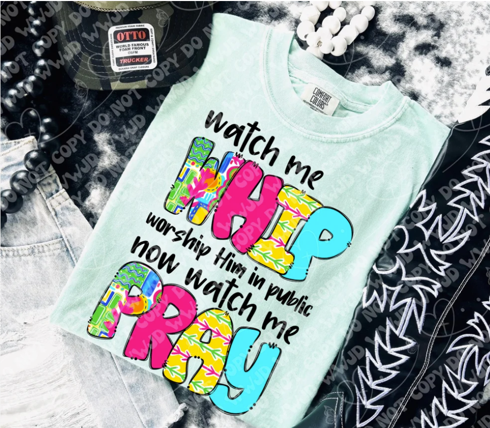 Watch me whip black font