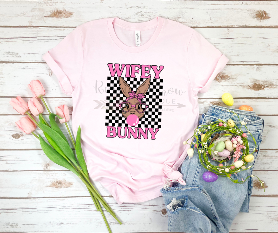 Checkered Wifey Bunny