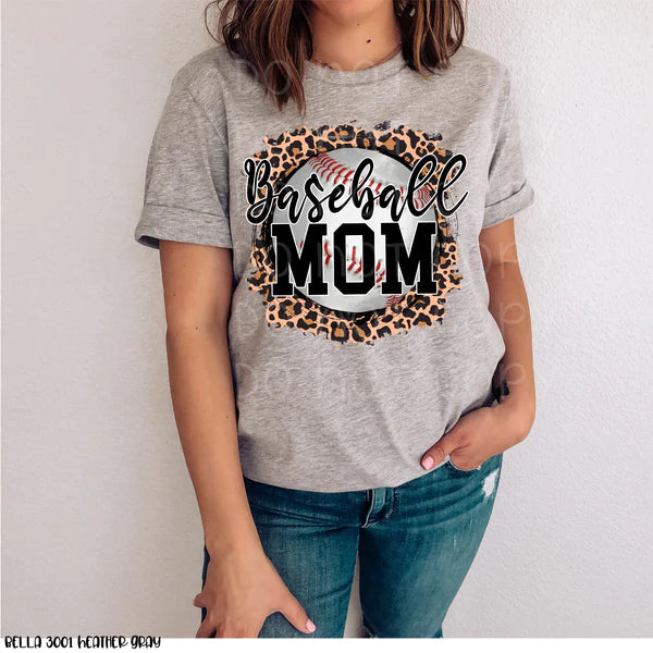 Baseball Mom Leopard