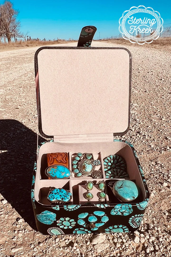 Jazzy Jewelry Box-Turquoise