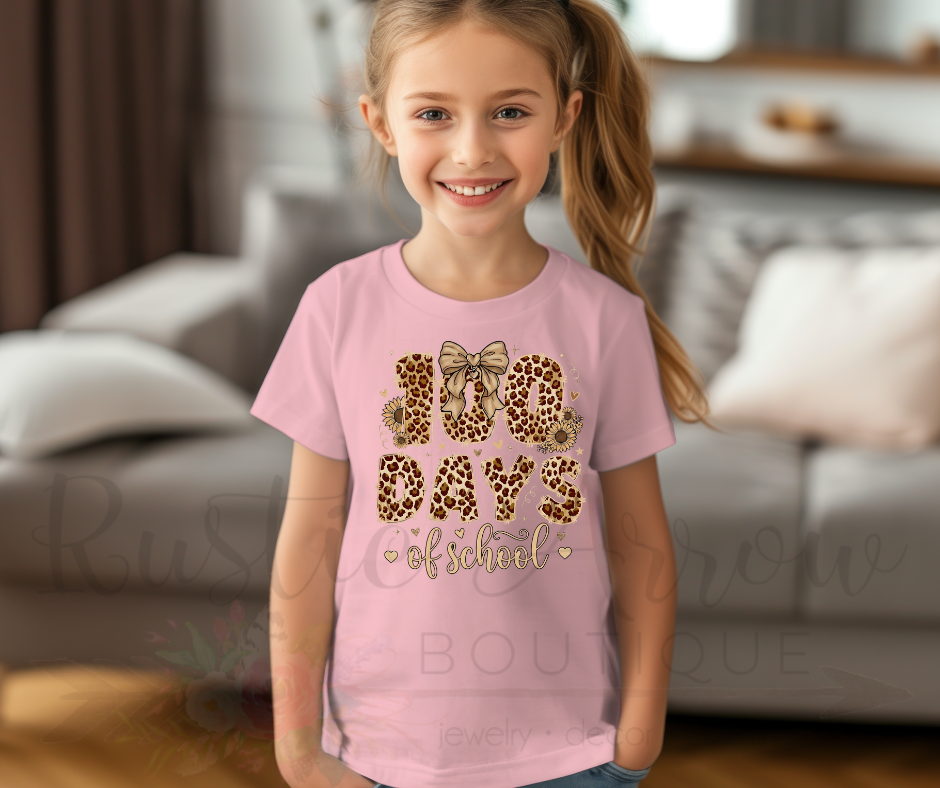 100 Days of School Leopard