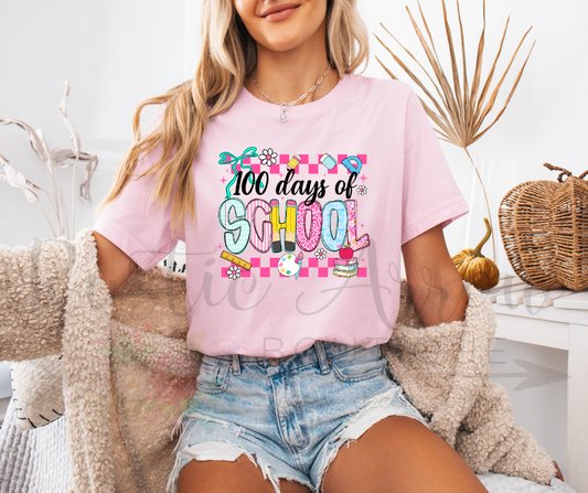 100 Days of School Retro