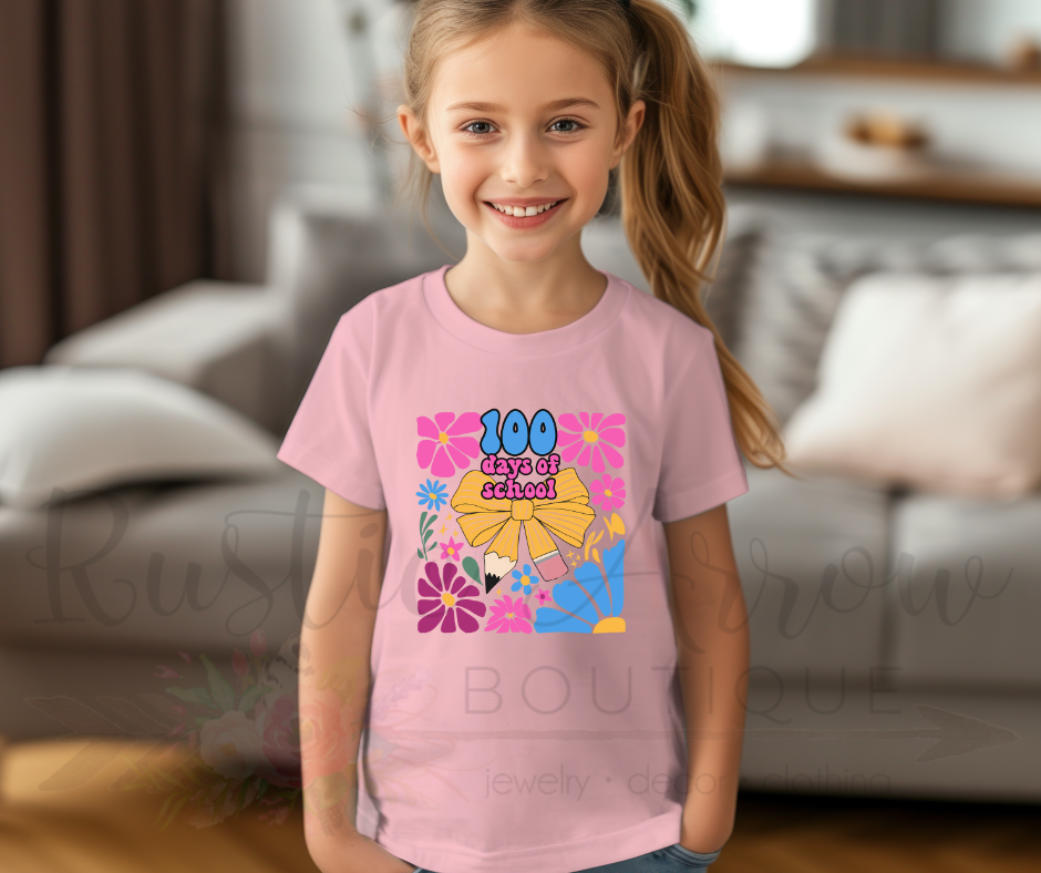 100 Days of School Flowers