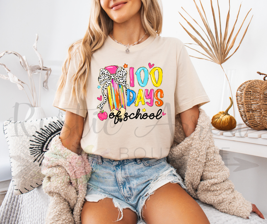 100 Days of School with Pencil