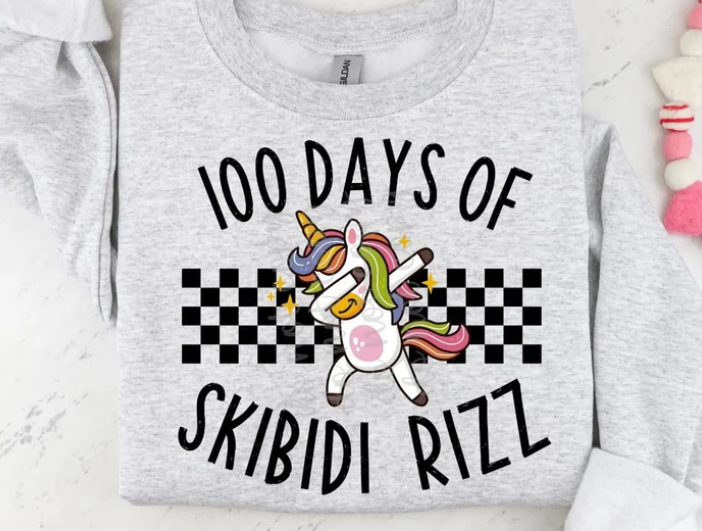 100 Days Of Skibidi Rizz-Unicorn