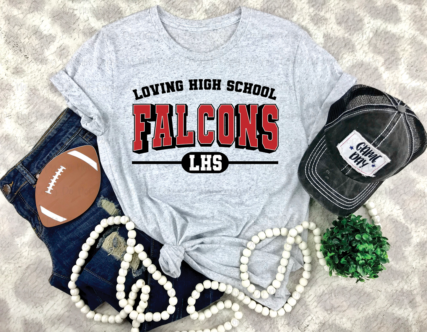 Loving Falcons Varsity Tee