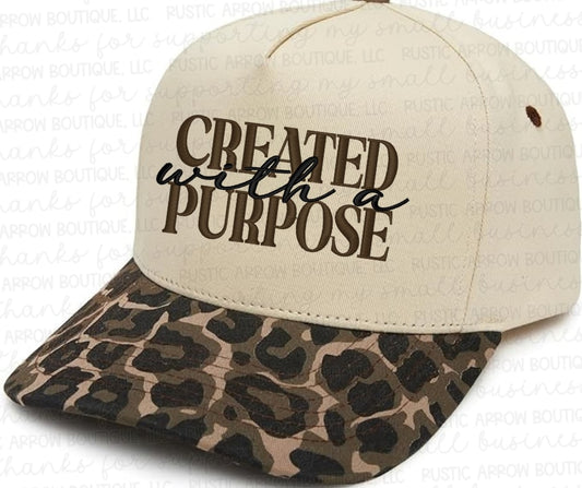 Created with a Purpose Embroidered Hat