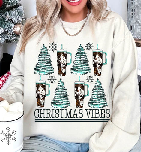 Christmas Vibes-Sweatshirt