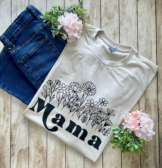 Mama Floral-Light Green