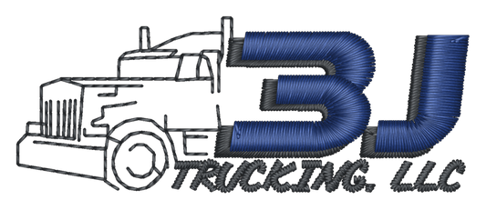 3J Trucking embroidered up to 6000 stitches