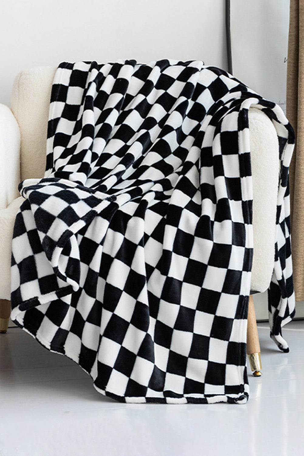 Checkered Throw Blanket