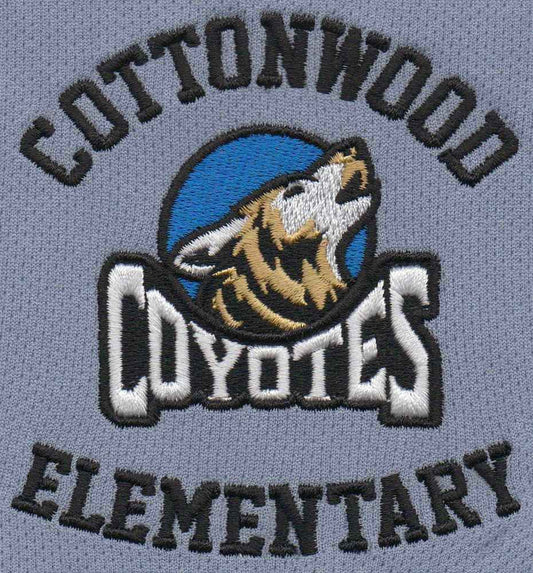 Cottonwood Elementary up to 12000 stitches