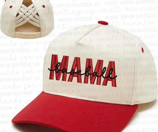 Blessed Mama Embroidered Hat