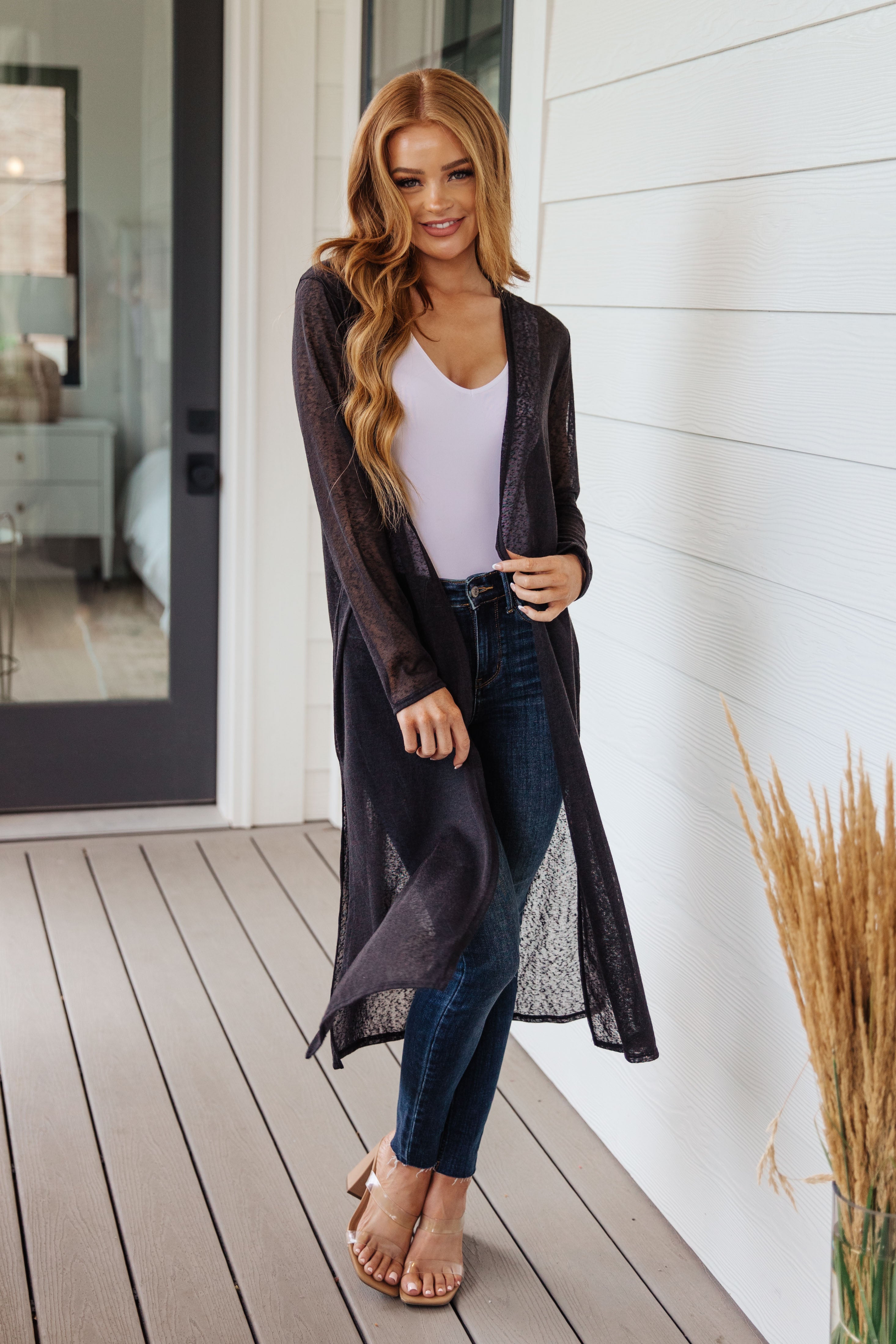 Todayful セットアップ　Highgauge Sheer Cardigan Afternoon Shade Sheer Cardigan – Rustic Arrow Boutique, LLC